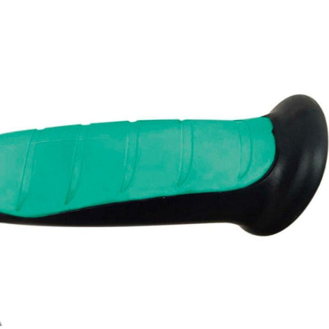 Pack 2 muletas de aluminio con empuñadura anatómica de goma color verde