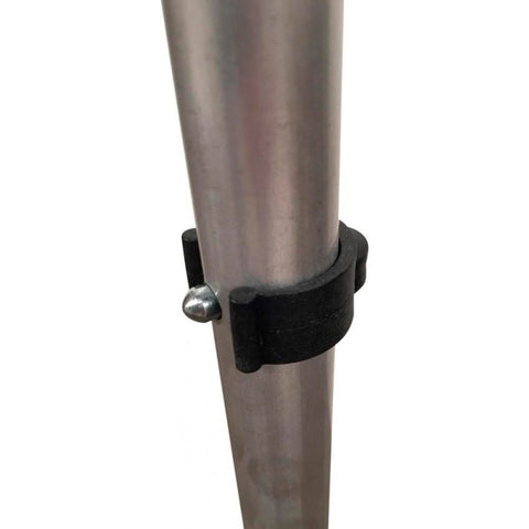 Pack 2 muletas de aluminio con empuñadura anatómica de goma color verde