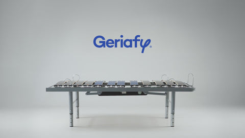 Geriafy - Pack Cama Eléctrica Regulable en 4 Alturas con Colchón Ortopédico de Espuma viscoelástica y Algodón (80x190 cm, Patas regulables)