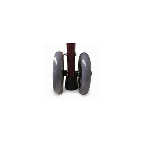 Andador plegable de 4 ruedas y frenos por presión