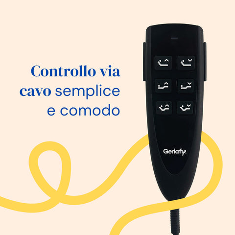 Geriafy - Cama Eléctrica Matrimonial – Confort Personalizado (180x190 cm)