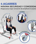 Grua para personas con movilidad reducida, máxima seguridad y comodidad