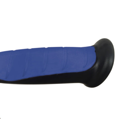 Muleta de aluminio con puño anatómico de goma color azul